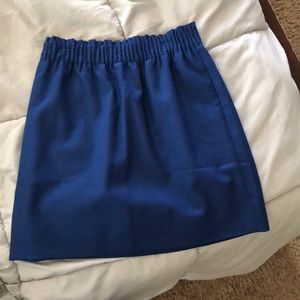 Royal blue skirt